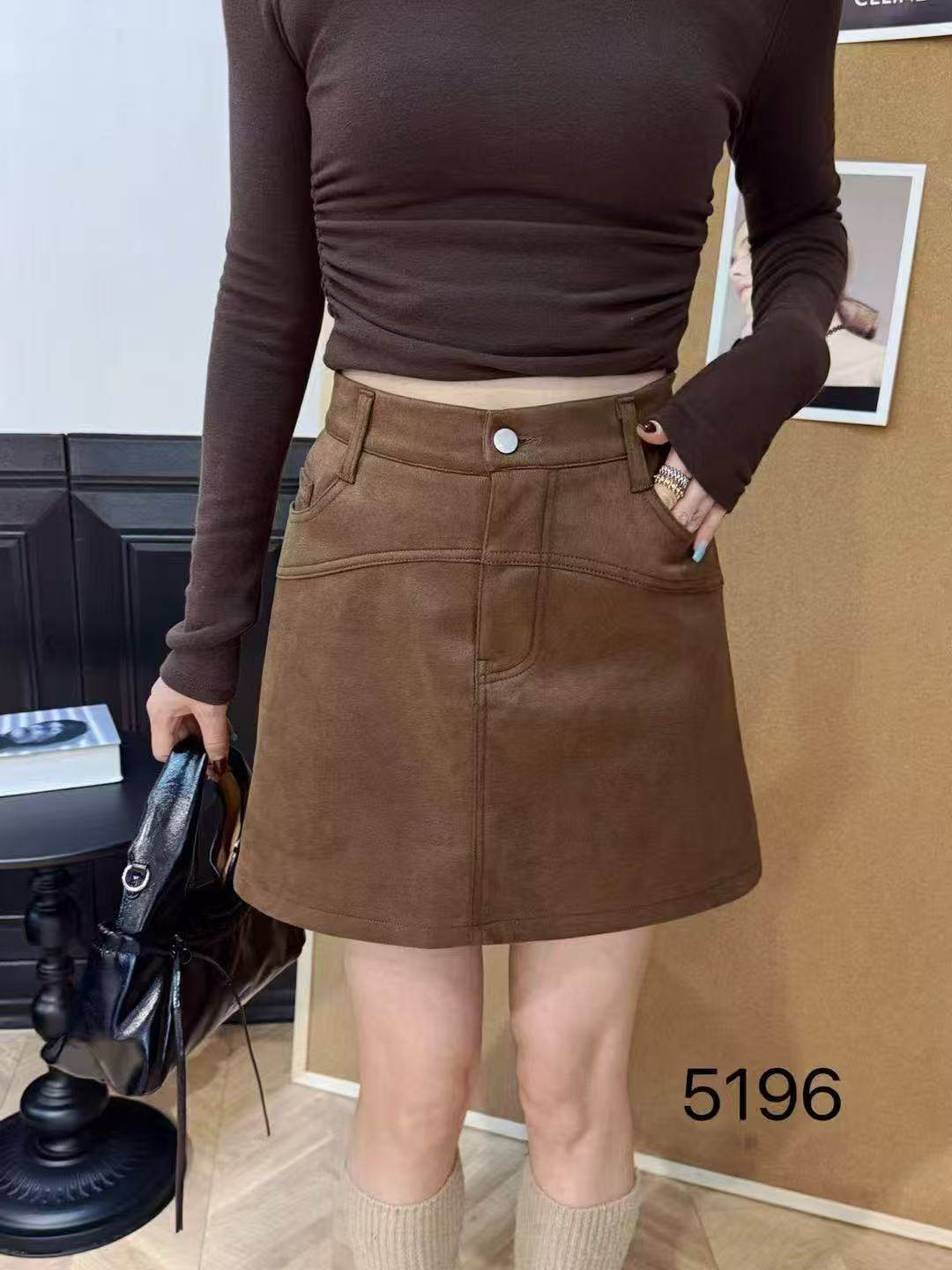 【12.18慧姐大码女装】2025新款鹿皮绒半身裙DTT甜5196-,女装/女士精品,大码羽绒服,淘宝优惠券,粉丝福利购,淘宝优惠卷