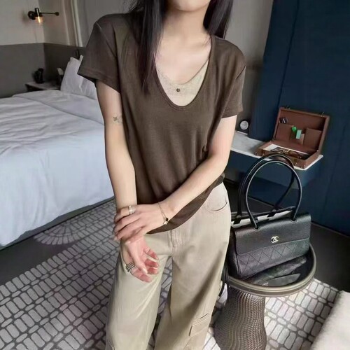 【6.28慧姐大码女装】2026新款半袖QYN26558-