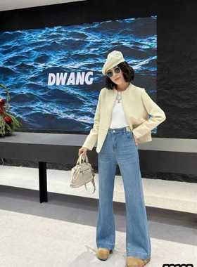 【12.21慧姐大码女装】2025新款牛仔裤子NN宁58105-