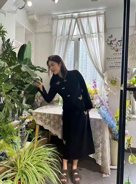 【12.21慧姐大码女装】2025新款重工蝴蝶套装JX囍34881-