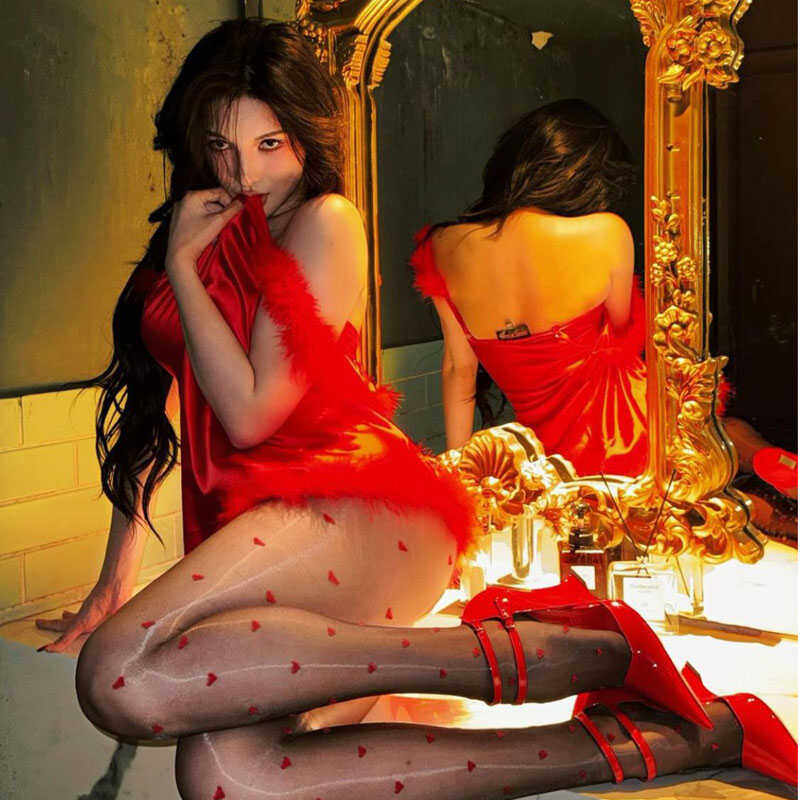 极光系列爱心油亮连裤袜心形点点性感纯欲黑丝袜丝滑诱惑丝袜,女士内衣/男士内衣/家居服,连裤袜/打底袜,淘宝优惠券,粉丝福利购,淘宝优惠卷