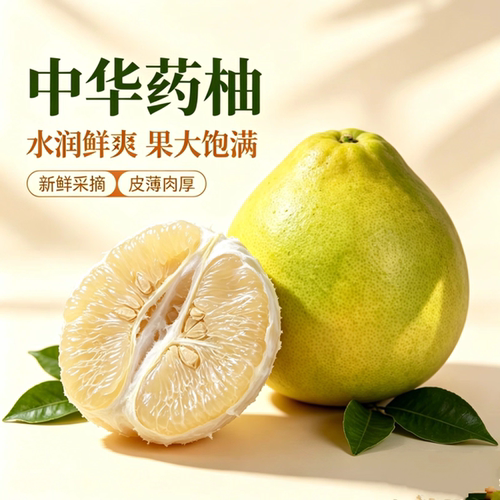 梅州蕉岭富硒老树土柚中华药柚水晶柚卟卟柚爆汁沙田柚冰糖柚爽口