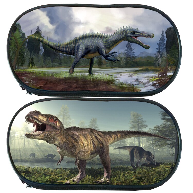 侏罗纪恐龙笔袋 霸王龙文具盒 小学生文具袋中学生笔包文具三角龙在类目 玩具/童车/益智/积木/模型, 学习/实验/绘画文具, 笔袋中 - 来自Buy2taobao.com提供专业的淘宝代购服务