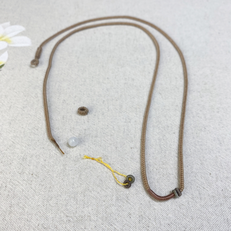 男女可调节手工编织黄金吊坠挂绳