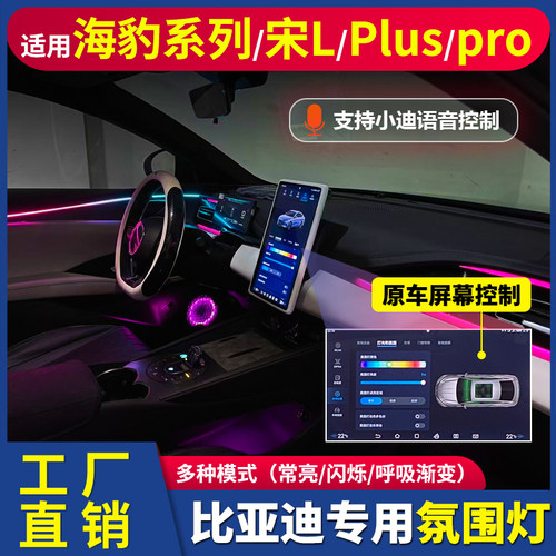 比亚迪海豹0607DMI氛围灯海豹ev宋L 宋PRO PLUS DMI EV原厂氛围灯