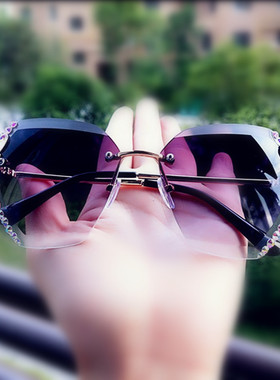 墨镜时尚风水钻防辐射户外太阳镜