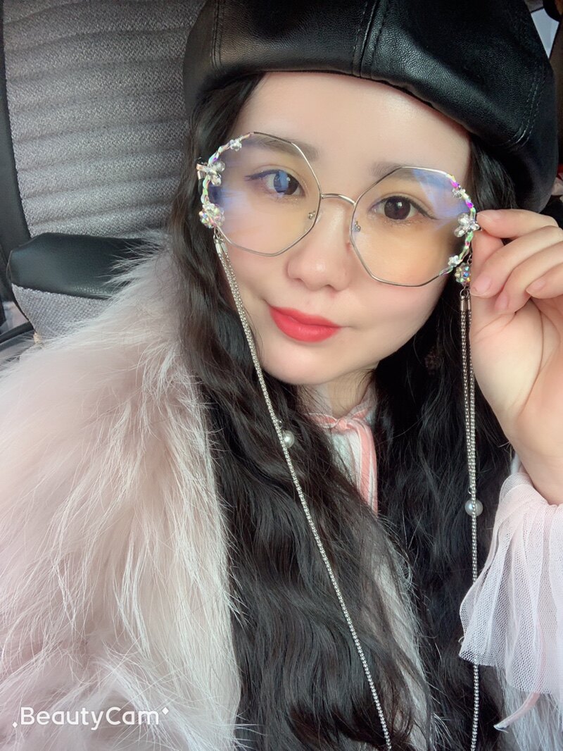 防辐射防蓝光平光镜女水钻眼镜框架瘦脸大框近视百搭包邮度数个性