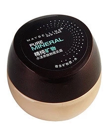 包邮中文 美宝莲 精纯矿物水漾亲肤粉底乳霜 C00 W01 N00 N01老款