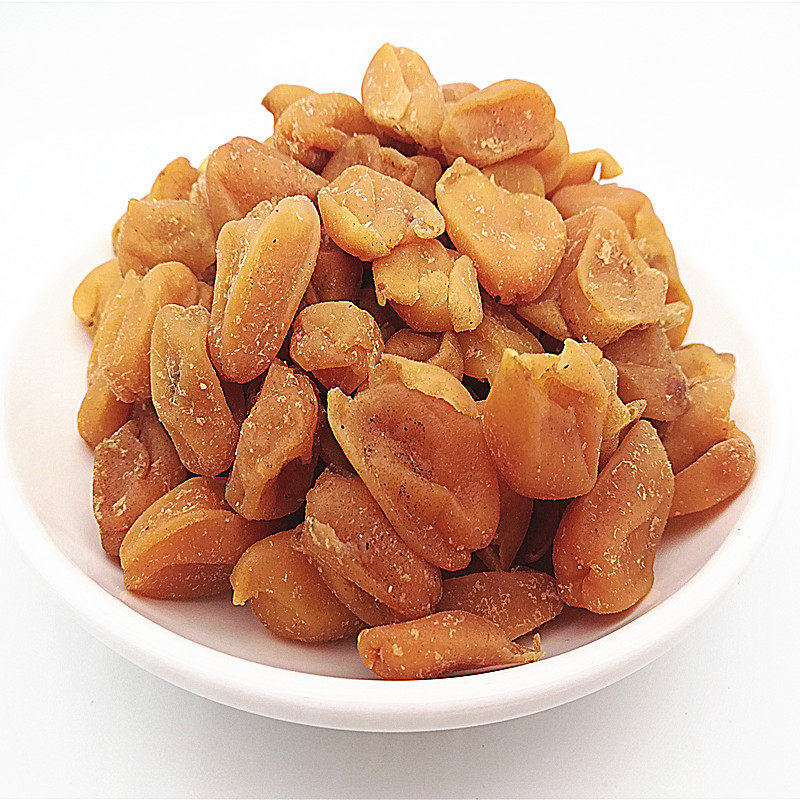 新兴凉果原味鸡心无核黄皮干无核黄皮制作休闲零食500g包邮