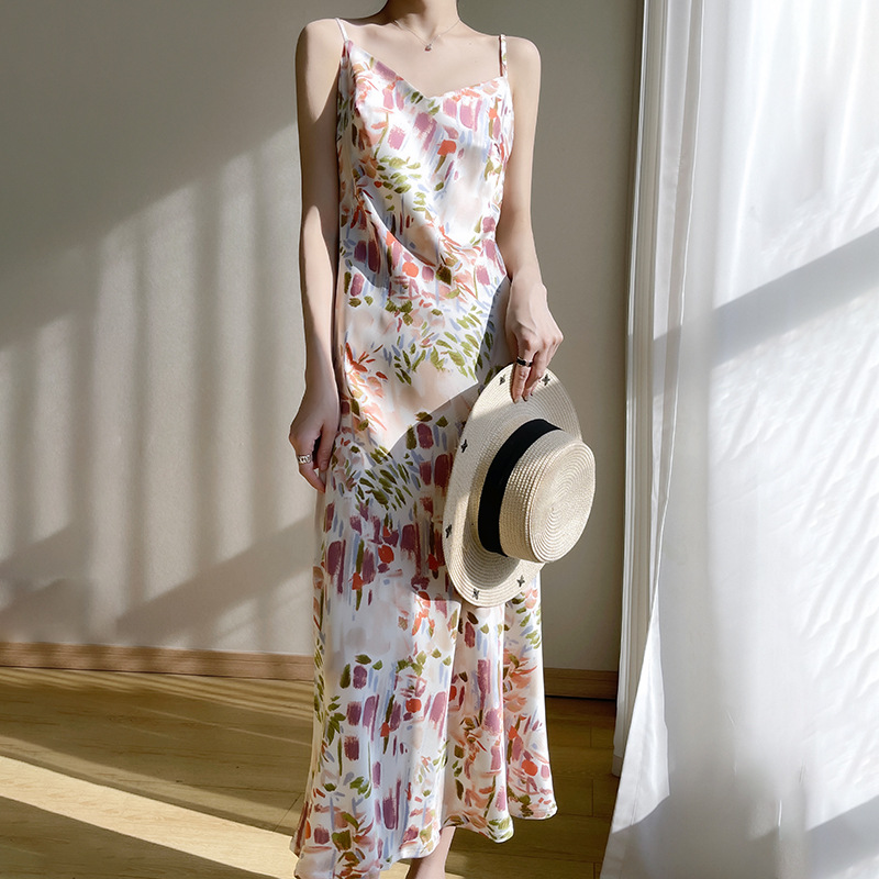 通勤A字裙聚酯纤维花色