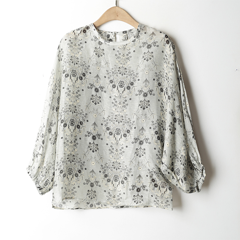 其他套装通勤套头七分袖亚麻