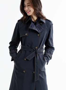 ARTIN徕倩高级感风衣女中长款2024年秋季新款棉外套风衣CO6836