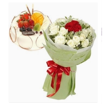 衡山县岭坡乡贯塘乡江东乡开云镇蛋糕店鲜花店配送生日蛋糕玫瑰