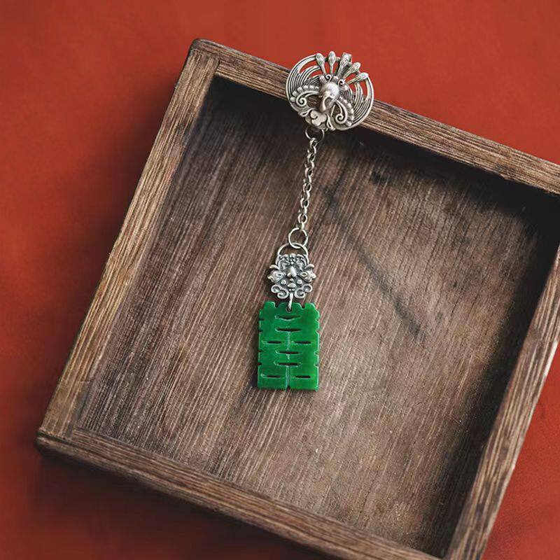 民族风复古时尚国潮古风古典旗袍压襟胸针配饰领扣汉服挂饰女款