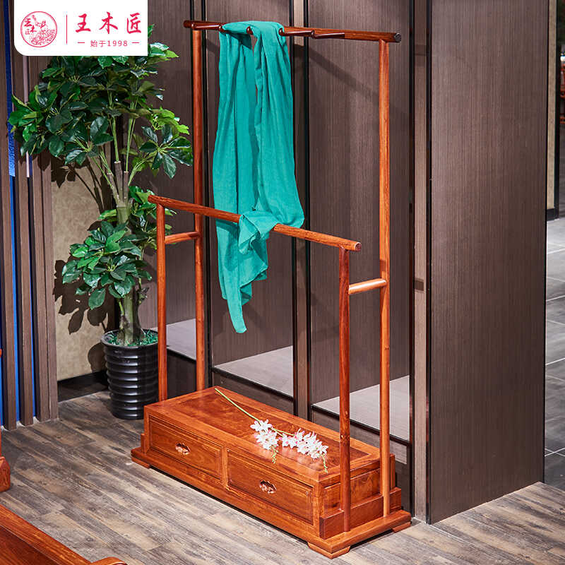王木匠大果紫檀檀卧室置物架
