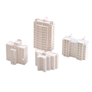 DIY沙盘建筑模型材料 玻璃高楼大厦高层楼房规划模型房子花园洋楼