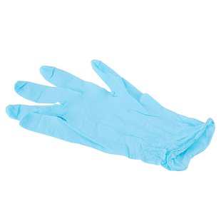 模型工具diy模型制作手套粘土软陶艺工具 橡胶手套浅蓝色丁晴手套