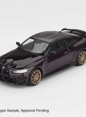 MINIGT 1:64 宝马BMW M4 M-performance G82 #1112合金汽车模型紫