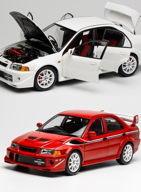 三菱Lancer Evolution IV EVO4代 (6.5) MH 1:18 合金汽车模型白