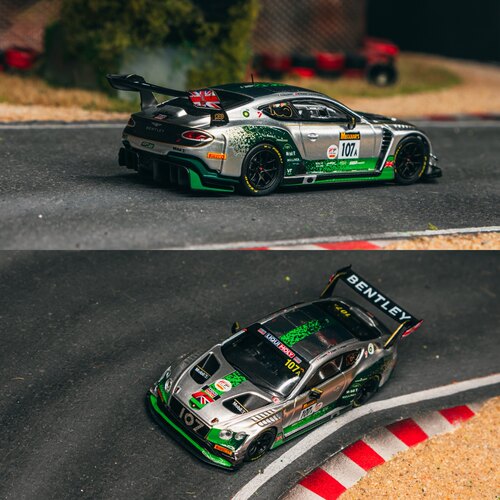 TW 1:64 宾利Bentley Continental GT3 2019赛季 仿真合金车模银