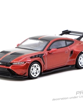 TW 1:64 福特Ford 野马 Mustang GTD 红色 仿真合金汽车模型收藏