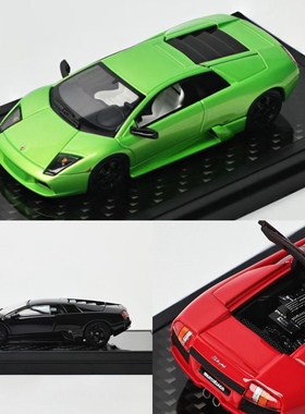 LCD 1:64 兰博基尼初代蝙蝠Murcielago 合金开盖 仿真汽车模型绿