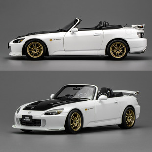 本田Honda S2000 AP2 MUGEN无限尾翼版 MH 1:18 合金全开汽车模型