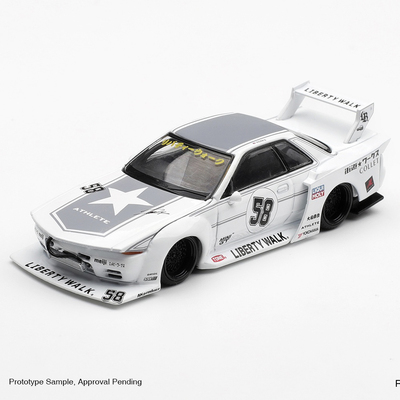 尼桑 GTR R32 LB改装兰多诺里斯TAS MINIGT 1:64仿真汽车模型1217