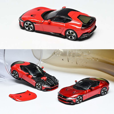 限量版 法拉利 跃马 12 Cilindri 超跑 7cm 1:64 开盖合金车模红