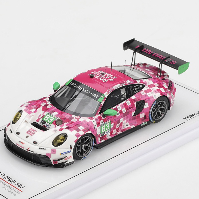 TSM 1:43 保时捷911 992 GT3 R IMSA赛车 铁娘子车队仿真汽车模型