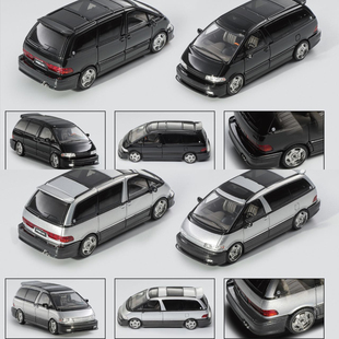 丰田TOYOTA 普瑞维亚PREVIA 大霸王 Mortal 1:64 MPV合金汽车模型