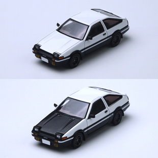 ATS 1:64 丰田toyota AE86 头文字D 藤原豆腐店 合金汽车模型收藏