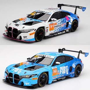 宝马BMW M4 GT3 EVO 2025中国GT锦标冠军 Topspeed 1:18 汽车模型