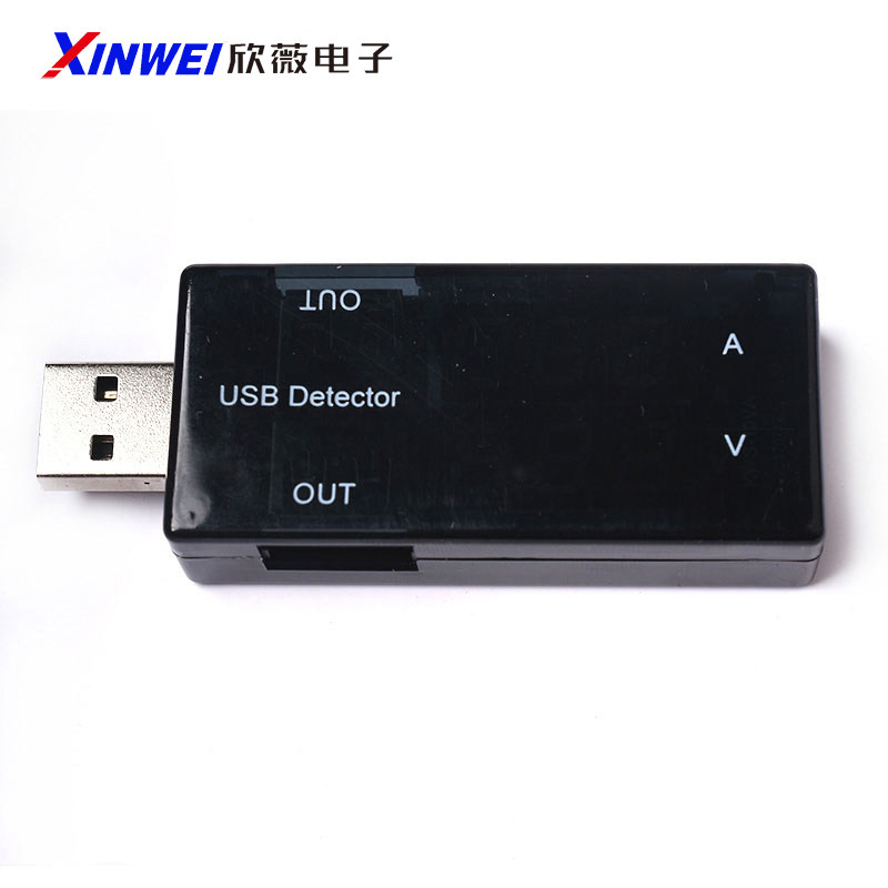 USB 전압 전류계 용량 타이머 전력 와트시 온도 감지 디스플레이 미터 충전기 인터페이스 테스터