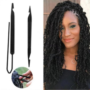 跨境新款 Braiding Tools 互锁双端编辫子工具简易方便编辫子工具