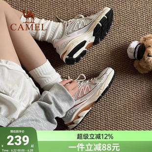 骆驼追寻XT运动鞋2026新款女鞋休闲鞋子透气跑步鞋复古慢跑鞋女款