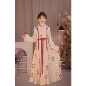 汉服长款 瑶西 连衣裙 国风汉服女装 裙子爆款 红蔻暖冬 紫星罗