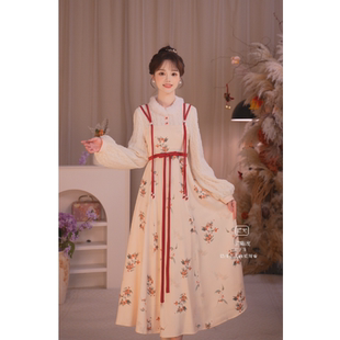 红蔻暖冬 汉服长款 紫星罗 裙子爆款 连衣裙 国风汉服女装 瑶西