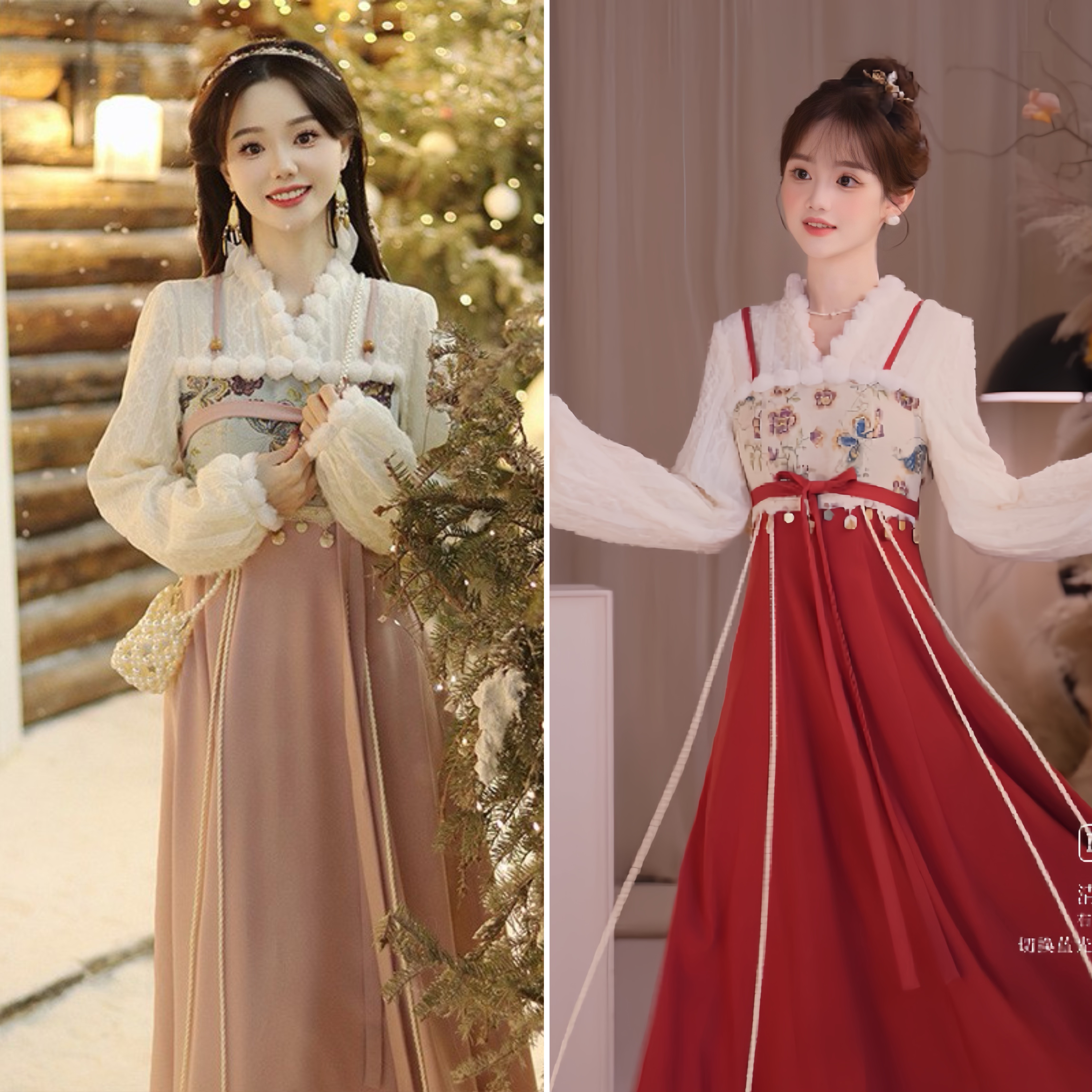 瑶西【苏里糖/惊鸿一舞】汉服国风新中式裙民族风汉服冬款连衣裙