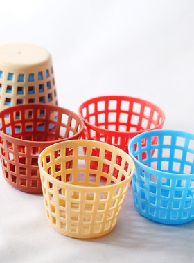 迷你脏衣篓bjd收纳篮ob11水果筐微缩垃圾桶dollhouse置物筐储物篮