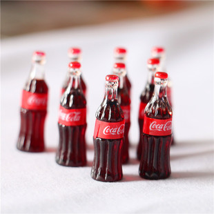 微缩可乐dollhouse迷你汽水bjd饮料食玩配件ob11小瓶子diy模型