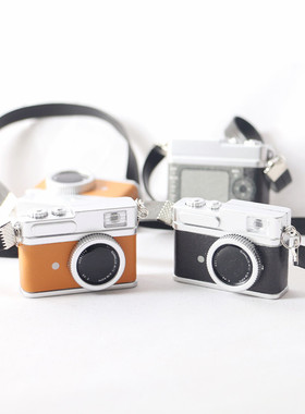 娃娃屋迷你复古声光相机dollhouse微缩背带照相机bjd6分12分跨绳