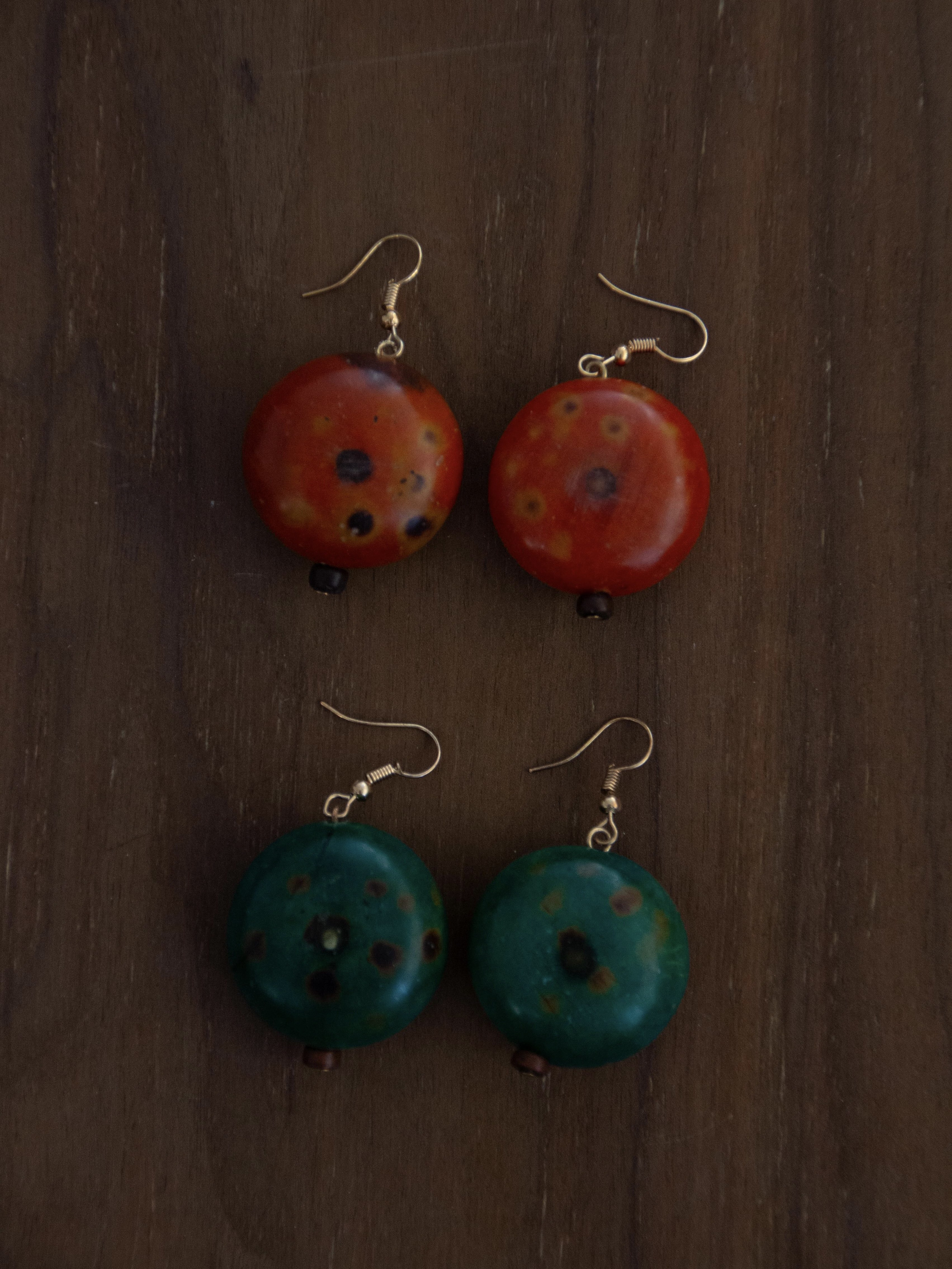 动物元仓·草昧之初 细菌肌理质感仿制 特色复古小众耳饰