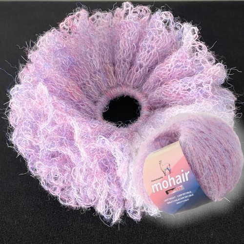 钩头纱萝卜丝发圈马海毛头饰毛线