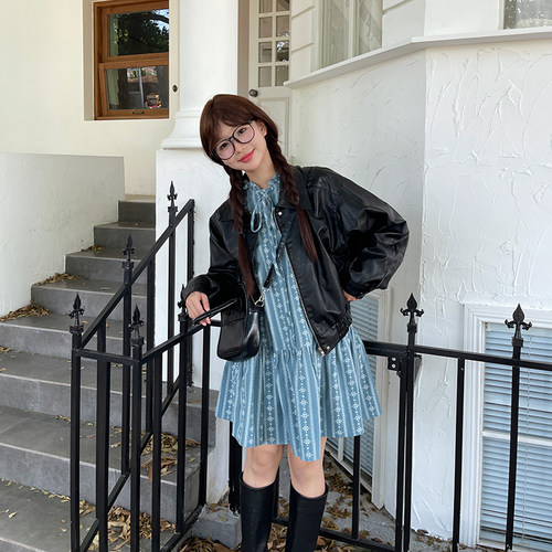 小清新韩版旅游连衣裙女