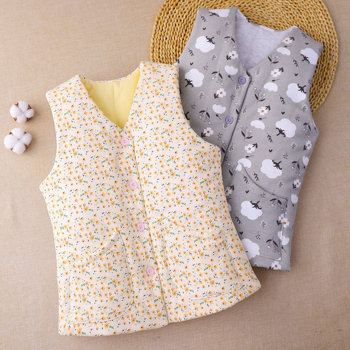 女士纯棉花马甲加厚保暖秋冬新款妈妈装贴身内穿马夹坎肩背心棉服,女装/女士精品,马夹,淘宝优惠券,粉丝福利购,淘宝优惠卷