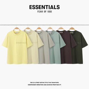 ins潮 T恤男夏季 FOG复线ESSENTIALS美式 高街潮牌纯棉休闲宽松短袖