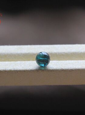 天然碧玺蓝碧圆珠隔珠
