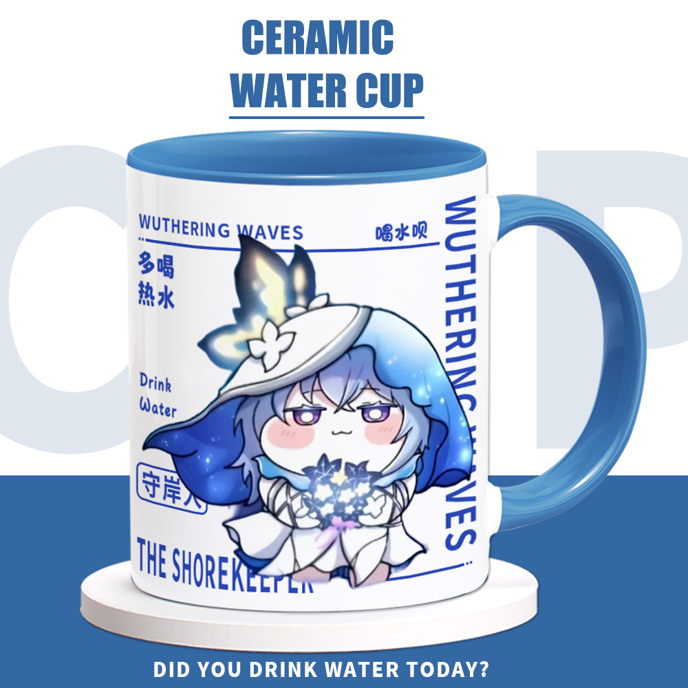 鸣潮周边马克杯喝水杯子守岸人二次元动漫同人谷子陶瓷咖啡水杯子