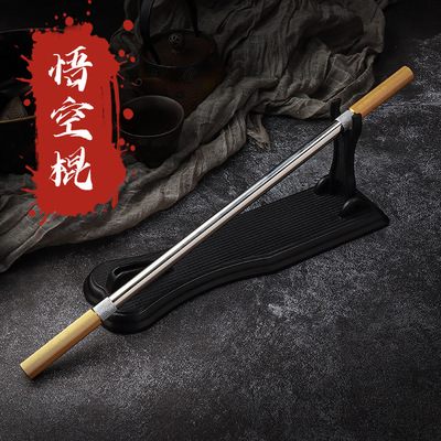 悟空棍全钢锻造水果刀把玩如意金箍棒迷你不锈钢吃肉刀露营削皮刀